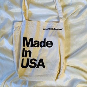 🌸 NWT American Apparel Tote Bag